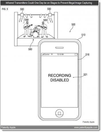 Apple patenta un sofisticado sistema de infrarojos para evitar capturar imágenes ilegales
