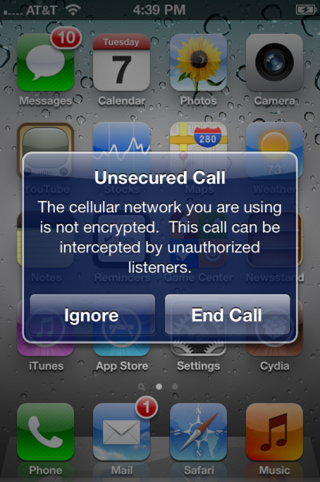 iOS 5: avisos para redes móviles no encriptadas