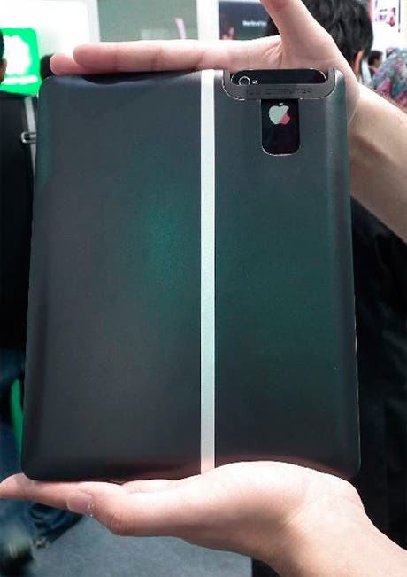 ECS muestra un prototipo de tablet que integra un iPhone 4