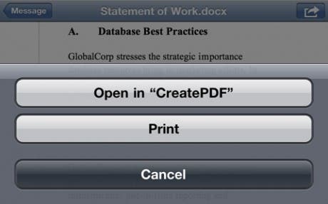 Adobe lanza CreatePDF para iOS