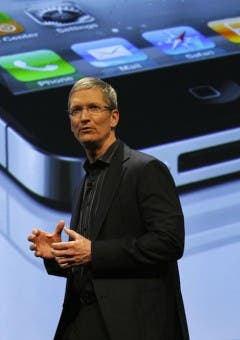 Tim Cook podría presentar el iPhone 5 el 4 de octubre