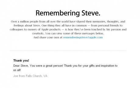 Recordando a Steve Jobs