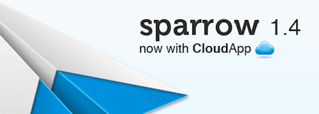 Sparrow 1.4, dándole una vuelta al concepto de adjuntar archivos