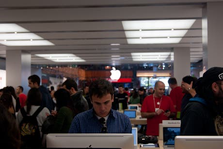 Sensaciones al entrar por primera vez en una Apple Store