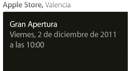 La Apple Store de Valencia podría abrirse el próximo 2 de diciembre