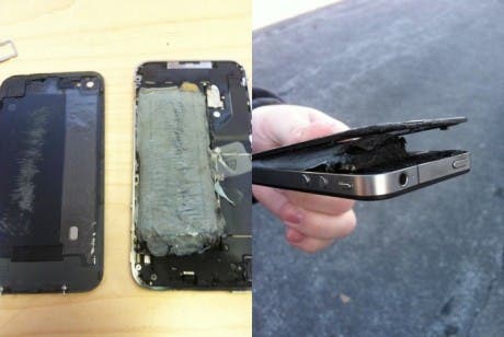iPhone 4 explosionado