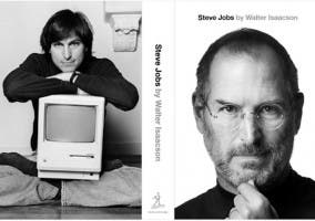 Portada de la biografía de Steve Jobs