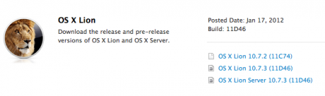 Apple ya tiene lista la versión OS X 10.7.3
