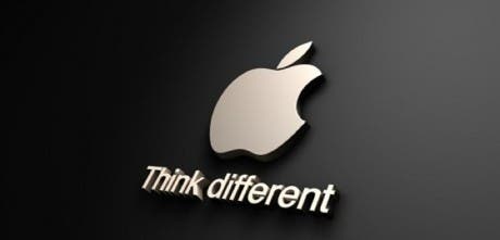 Logo de Apple "Piensa diferente"