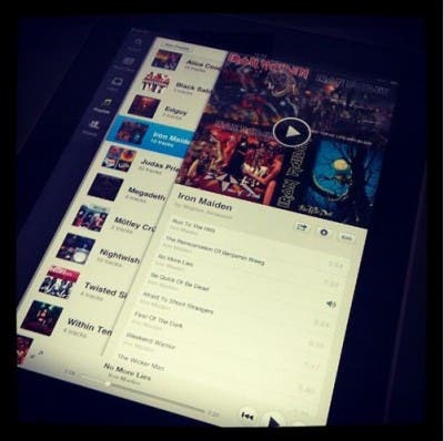 Posible aplicación oficial de Spotify para iPad
