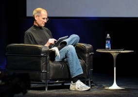 Steve Jobs con el iPad