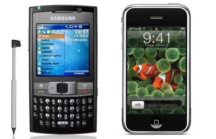 Los teléfonos que Samsung hacía antes del iPhone