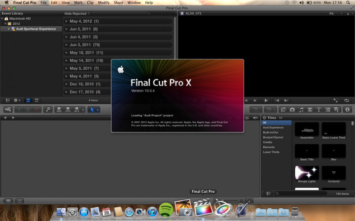 Probamos Final Cut Pro X, el editor de vídeo más profesional de Apple
