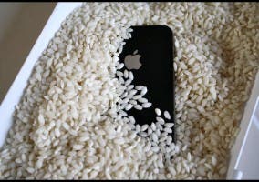 iPhone en arroz