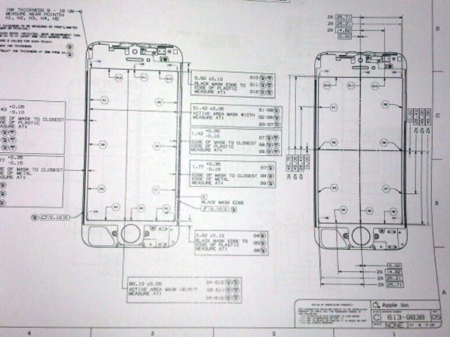 iPhone 5: aparecen los planos