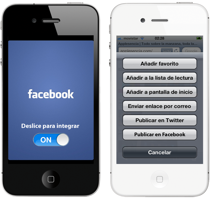 Es muy posible que la próxima versión de iOS integre a la conocida red social Facebook