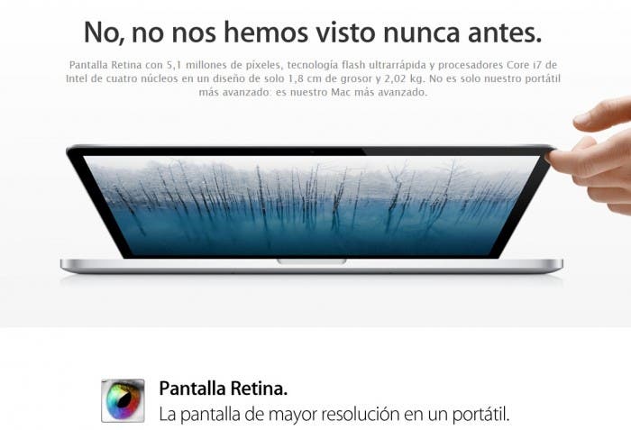 Presentación del MacBook Pro Retina