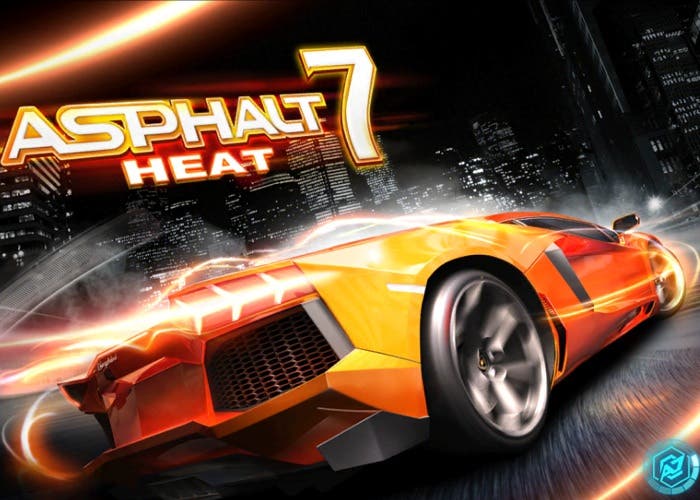 Pantalla de inicio de Asphalt 7: Heat