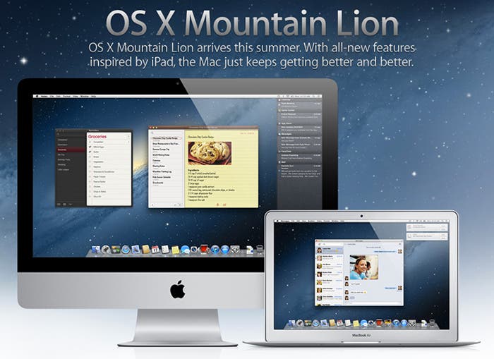 Se acerca OS X Mountain Lion