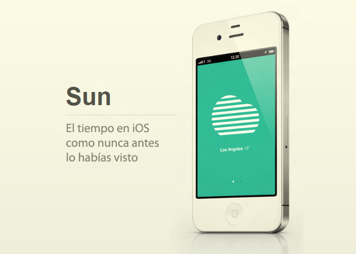 Sun: el tiempo en iOS como nunca antes lo habías visto