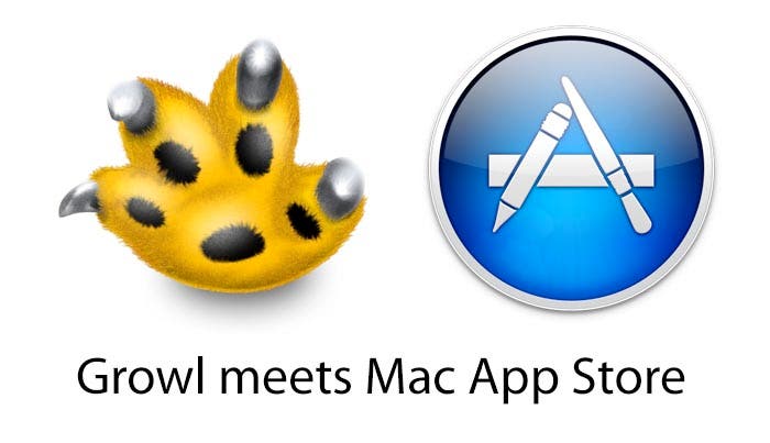 Growl aparece en la App Store