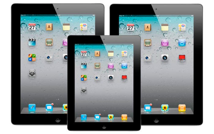 iPad de 7 pulgadas juntos a los actuales