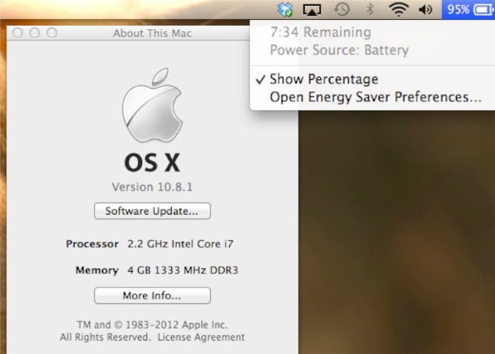 Primera Actualización de OS X Mountain Lion: 10.8.1