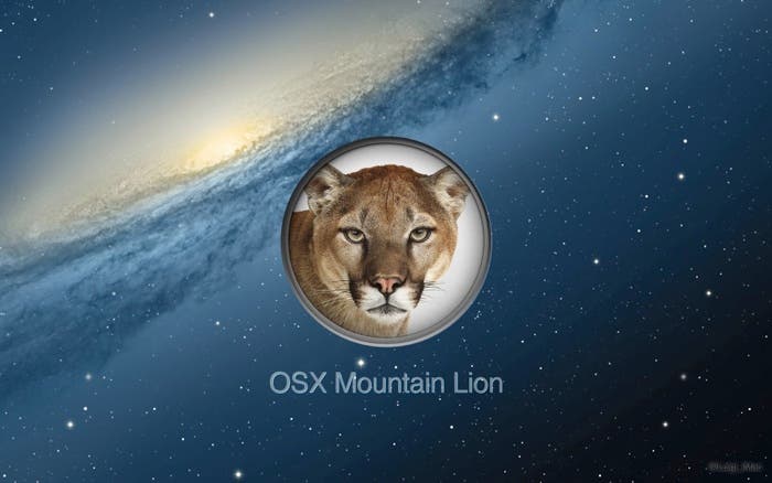 Logotipo con la imagen de Mountain Lion