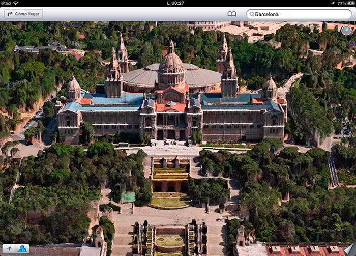 Barcelona aparece en los Mapas 3D de Apple