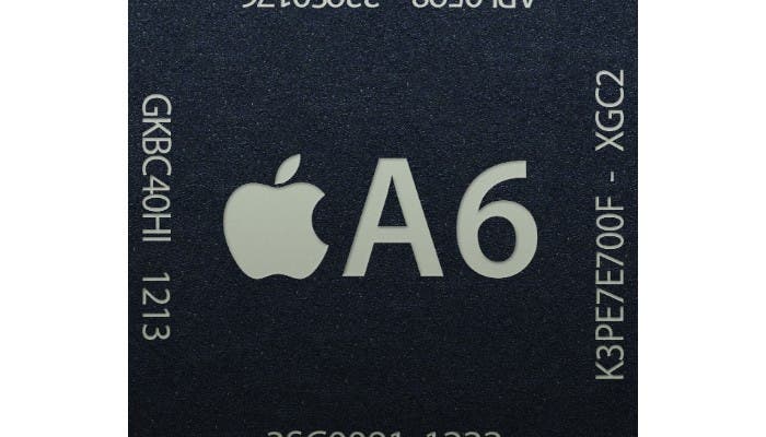 Chip A6 incluido en el iPhone 5