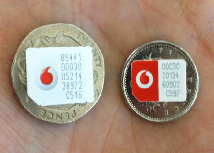 Las nuevas nano-SIM de Vodafone
