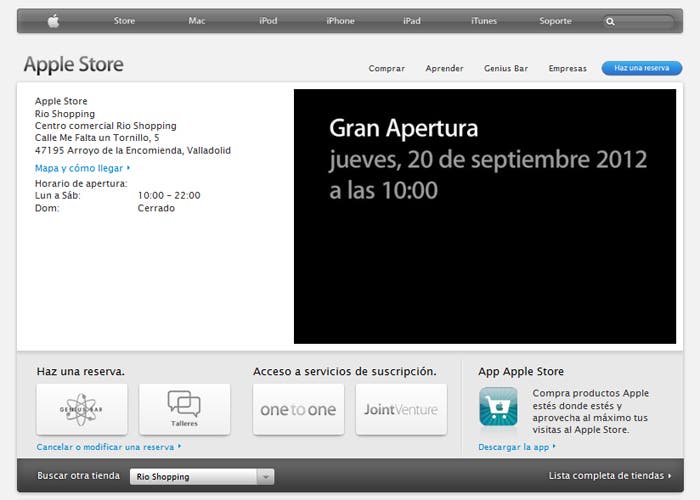 Apple anuncia la apertura este jueves de una nueva Apple Store en Valladolid