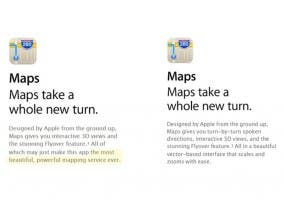 Aplicación Mapas iOS 6