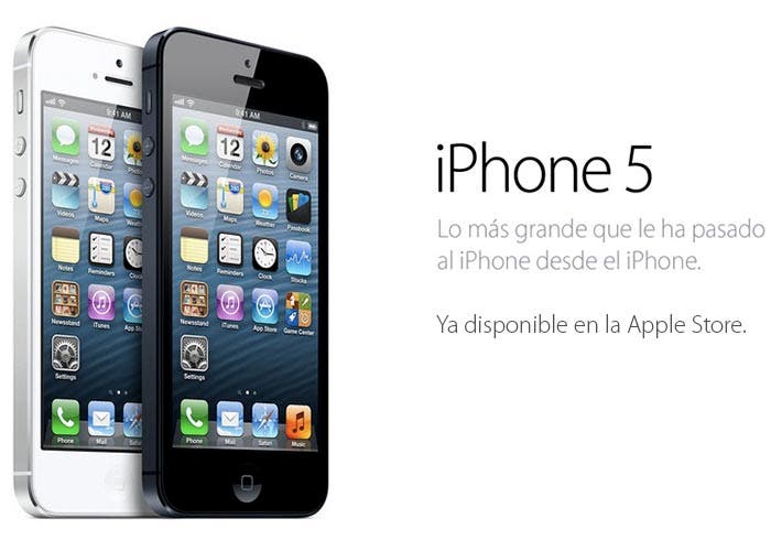 iPhone 5 en la Apple Store