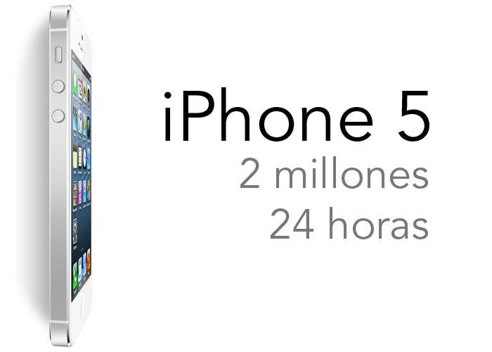 Apple ha vendido 2 millones de iPhone 5 en 24 horas