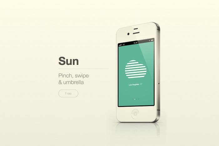 Sun, aplicación web para iOS