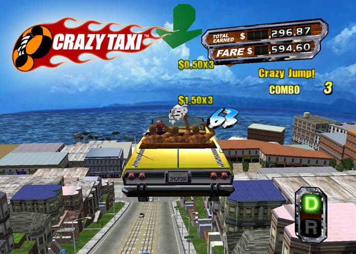 Crazy Taxi te convertirá en el taxista más loco de California