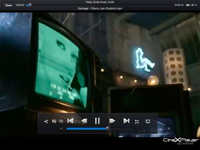 Reproductor CineXPlayer para iPad