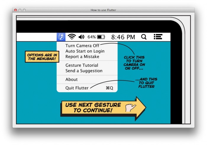 Flutter, controla tu música con gestos