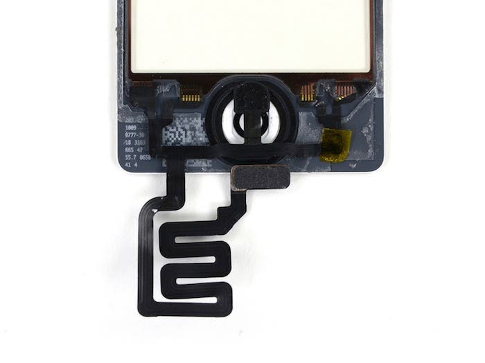 Desmontando el iPod nano 7G: Cables botón home