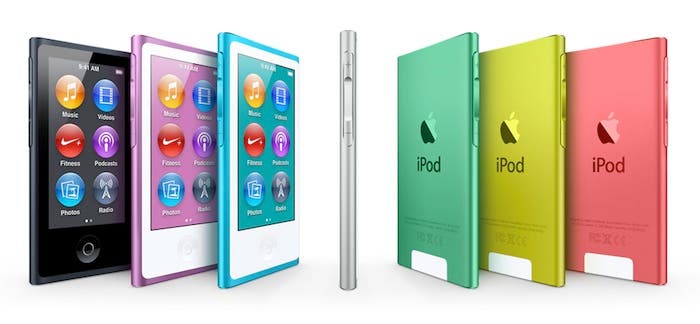 iPod nano 7G: Fotografía oficial de la página de Apple