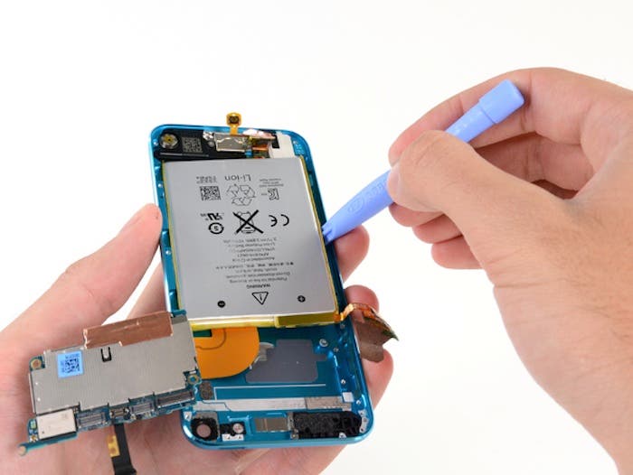 iPod touch 5G Extracción Batería
