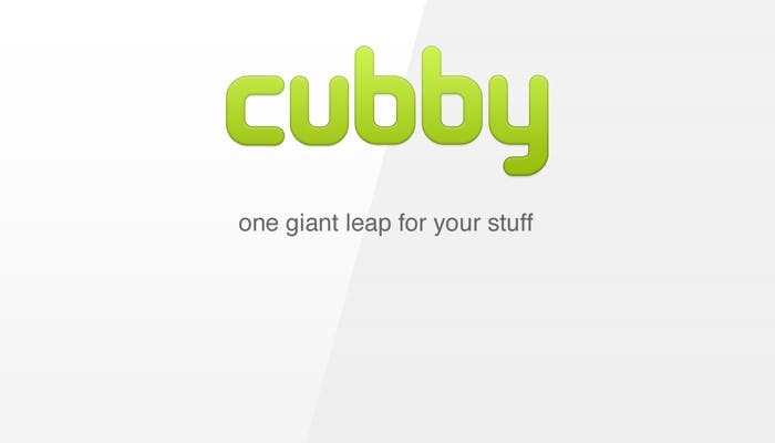 Cubby, servicio de almacenamiento en la nube