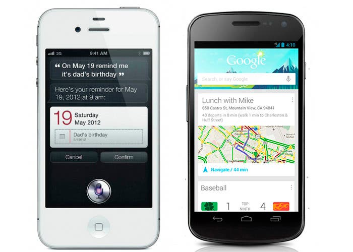 Google Now y Siri frente a frente