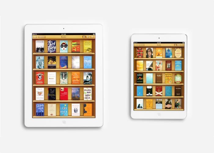 Anuncio iBooks con iPad mini
