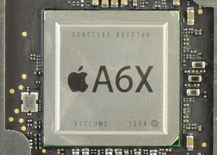 Primer plano del Apple A6X