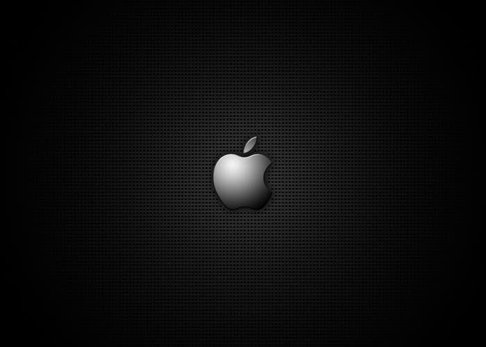 Logo de Apple oscuro
