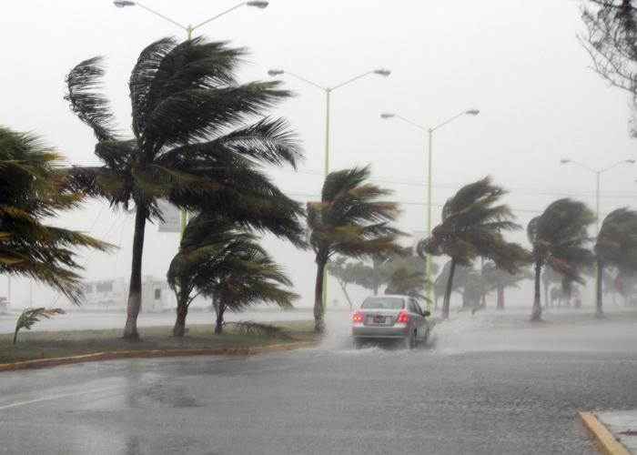 Tormenta del huracán Sandy