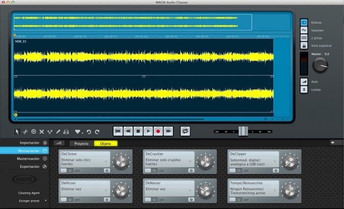 Probamos MAGIX Audio Cleaner Pro para OS X, editor de audio bastante completo