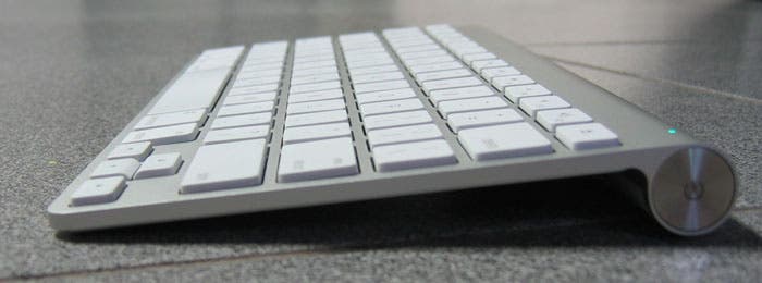 Fotografía del teclado inalámbrico de Apple